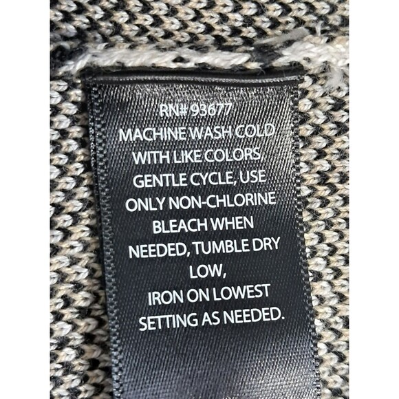 Shaquille O’Neal Size 4XL Off White, Black and Beige Houndstooth Sweater Mens - Picture 8 of 10